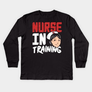 Nurse in Training - Nursing School T-Shirt and Gift for Nurses in training Kids Long Sleeve T-Shirt